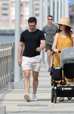 ROSE LESLIE Out in New York 08/08/2021