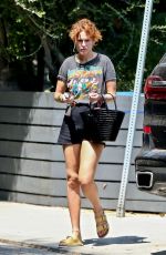RUMER WILLIS Out in Los Feliz 08/25/2021