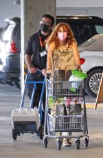 RUMER WILLIS Shopping at Erewhon in Los Angeles 08/23/2021