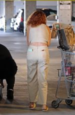 RUMER WILLIS Shopping at Erewhon in Los Angeles 08/23/2021