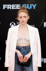 SADIE SINK at Free Guy Premiere in New York 08/03/2021