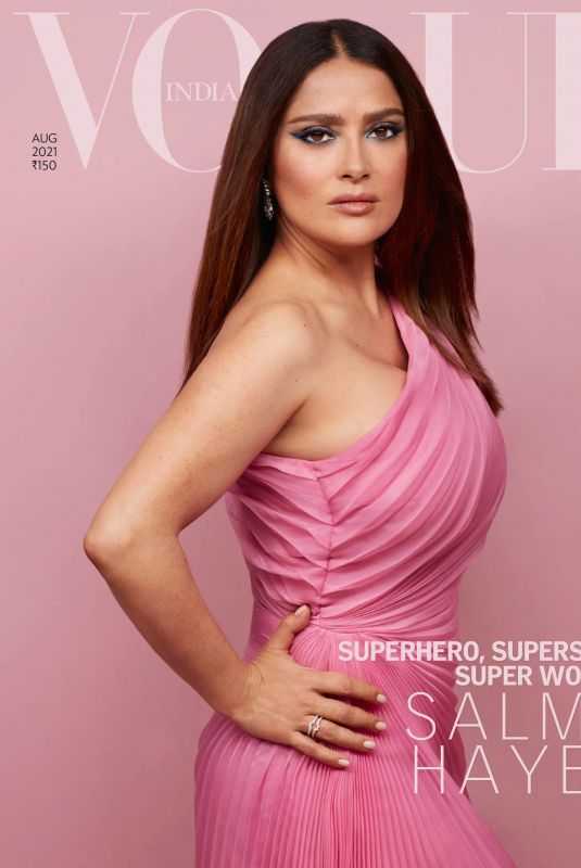 SALMA HAYEK in Vogue Magazine, India August 2021