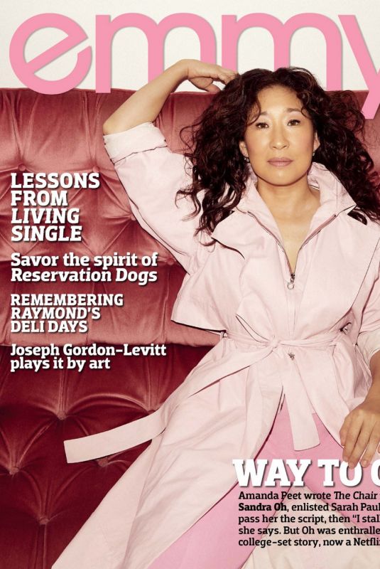 SANDRA OH in Emmy Magazine, August 2021