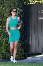 SARA SAMPAIO at Forma Pilates in West Hollywood 08/27/2021