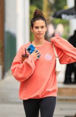 SARA SAMPAIO Leaves a Gym in Los Angeles 08/18/2021