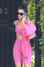 SARA SAMPAIO Leaves a Gym in West Hollywood 08/24/2021