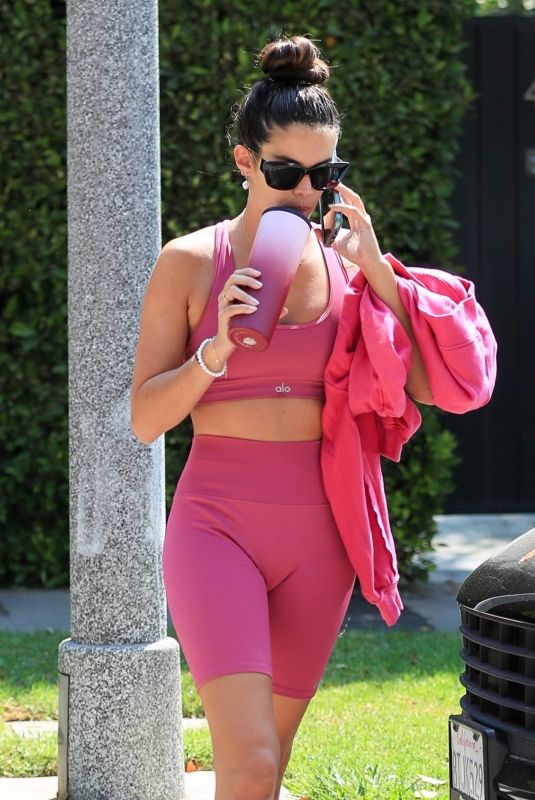 SARA SAMPAIO Leaves a Gym in West Hollywood 08/24/2021