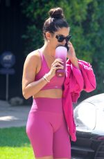 SARA SAMPAIO Leaves a Gym in West Hollywood 08/24/2021