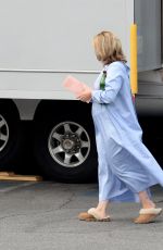 SARAH PAULSON as Linda Tripp on the Set of American Crime Story: Impeachment in Los Angeles 08/11/2021