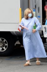 SARAH PAULSON as Linda Tripp on the Set of American Crime Story: Impeachment in Los Angeles 08/11/2021
