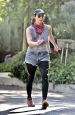 SARAH SILVERMAN Out Hiking in Los Angeles 08/20/2021