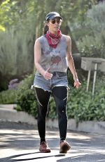 SARAH SILVERMAN Out Hiking in Los Angeles 08/20/2021