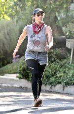 SARAH SILVERMAN Out Hiking in Los Angeles 08/20/2021