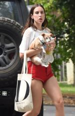 SCOUT WILLIS Out with Her Dog in Los Angeles 08/25/2021