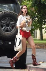 SCOUT WILLIS Out with Her Dog in Los Angeles 08/25/2021