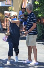 SELMA BLAIR and Ron Carlson Out for Lunch in West Hollywood 08/05/2021