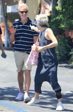 SELMA BLAIR and Ron Carlson Out for Lunch in West Hollywood 08/05/2021
