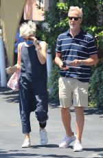 SELMA BLAIR and Ron Carlson Out for Lunch in West Hollywood 08/05/2021