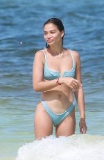 SHANINA SHAIK in Bikini at a Beach in Tulum 08/14/2021