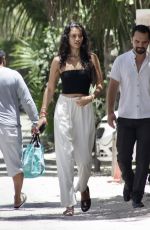 SHANINA SHAIK Out with Friends in Tulum 08/09/2021
