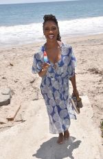 SHANOLA HAMPTON in Swimsuit at a Beach in Malibu 08/03/2021