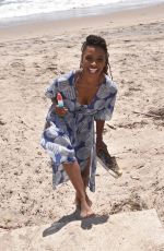 SHANOLA HAMPTON in Swimsuit at a Beach in Malibu 08/03/2021