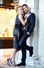 SHARON STONE at Dolce & Gabbana Photoshoot in Venice 08/30/2021