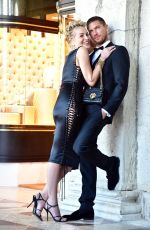 SHARON STONE at Dolce & Gabbana Photoshoot in Venice 08/30/2021
