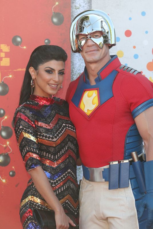 SHAY SHARIATZADEH and John Cena at The Suicide Squad Premiere in Westwood 08/20/2021