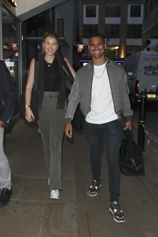 SIAN OWEN Out for Launch in Carnaby Street in London 07/30/2021