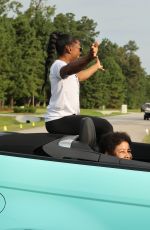 SIMONE BILER Returns Her Home in Texas 08/05/2021