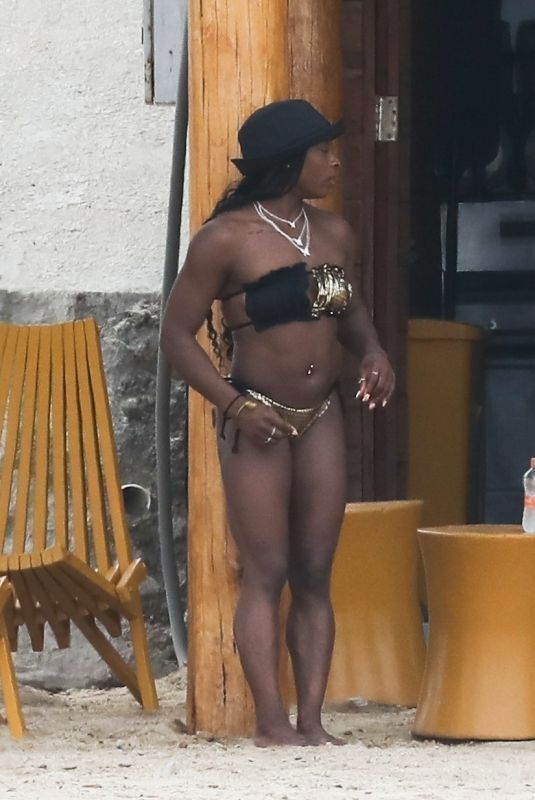 SIMONE BILES in Bikini in Cabo San Lucas 08/25/2021