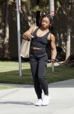 SIMONE BILES Out and About in Spring 08/07/2021