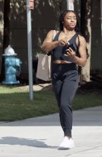 SIMONE BILES Out and About in Spring 08/07/2021