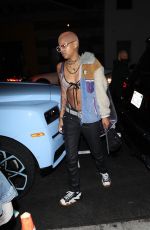 SLICK WOODS Night Out in Hollywood 08/25/2021