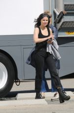 SOFIA CARSON on the Set of Purple Hearts in Los Angeles 08/26/2021