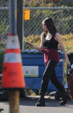 SOFIA CARSON on the Set of Purple Hearts in Los Angeles 08/26/2021