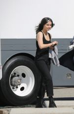 SOFIA CARSON on the Set of Purple Hearts in Los Angeles 08/26/2021