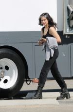 SOFIA CARSON on the Set of Purple Hearts in Los Angeles 08/26/2021