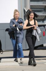 SOFIA CARSON on the Set of Purple Hearts in Los Angeles 08/26/2021