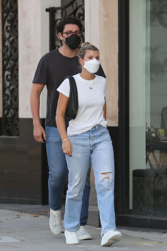 SOFIA RICHIE Leaves La Jolie Beauty Salon in Beverly Hills 08/10/2021