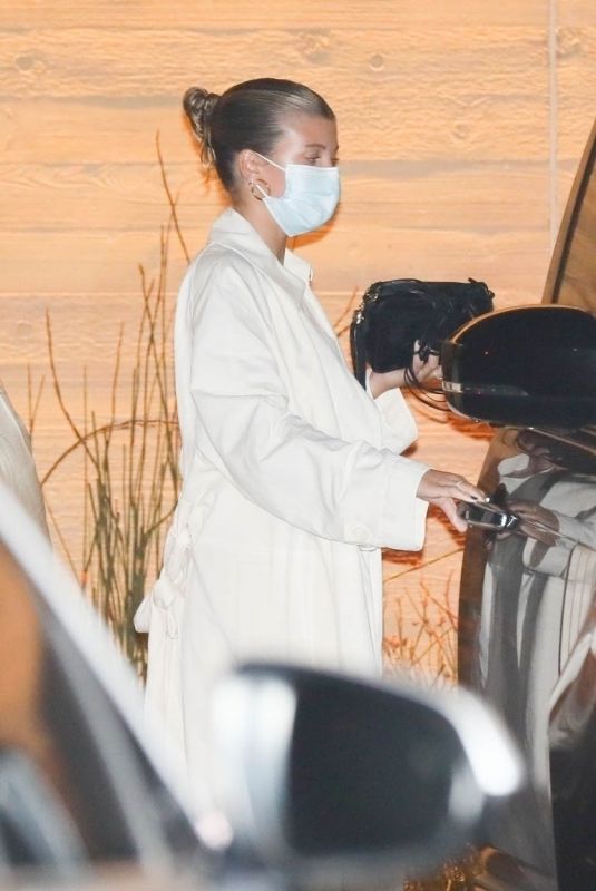SOFIA RICHIE Out for Dinner at Nobu in Malibu 08/15/2021