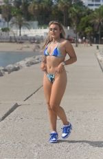 TALLIA STORM in Bikini at a Beach in Marbella 08/24/2021