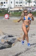 TALLIA STORM in Bikini at a Beach in Marbella 08/24/2021