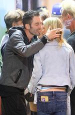 TARA REID and Nathan Montpetit-Howard Out in Hollywood 08/22/2021