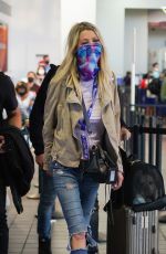 TARA REID Arrives at LAX Airport in Los Angeles 08/01/2021