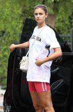 TAYLOR HILL Arrivers at Pilates in West Hollywood  08/11/2021