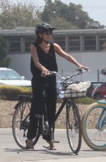 TERRI SEYMOUR and LAUREN SILVERMAN at a Bike Ride in Malibu 08/22/2021