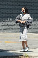 TESSA THOMPSON Out in Los Angeles 08/26/2021