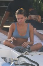 THYLANE BLONDEAU in Bikini at a Yacht in Saint Tropez 08/12/2021